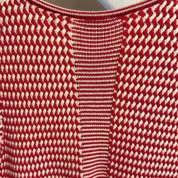 Talbots Red and White Patterned Jacket - Picture 8 of 8